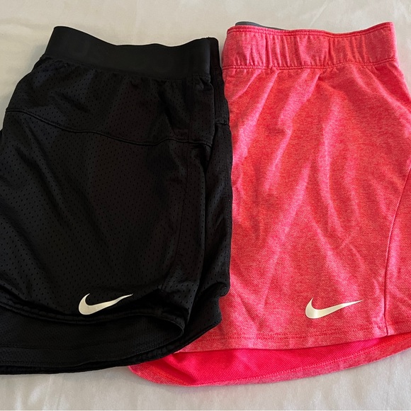 2 Small Nike Dri-Fit Women's Running Shorts Jogging Activewear Workout Gym Black - Picture 6 of 9